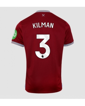 West Ham United Max Kilman #3 Maglia Gara Casa Repliche 2025-26 Maniche Corte